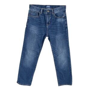 Old Navy Boy's Straight Jeans Adjustable Size 12 Husky Stretch
